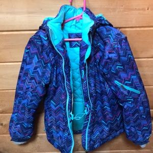 LL Bean girls winter coat nice condition